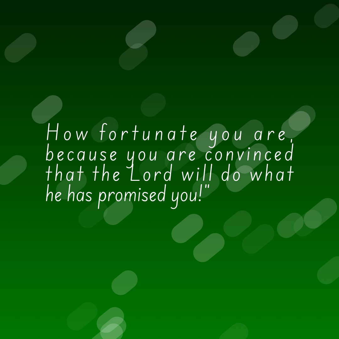 Verse of the Day Image for 2025-12-22. Scripture reference Luke 1: 45