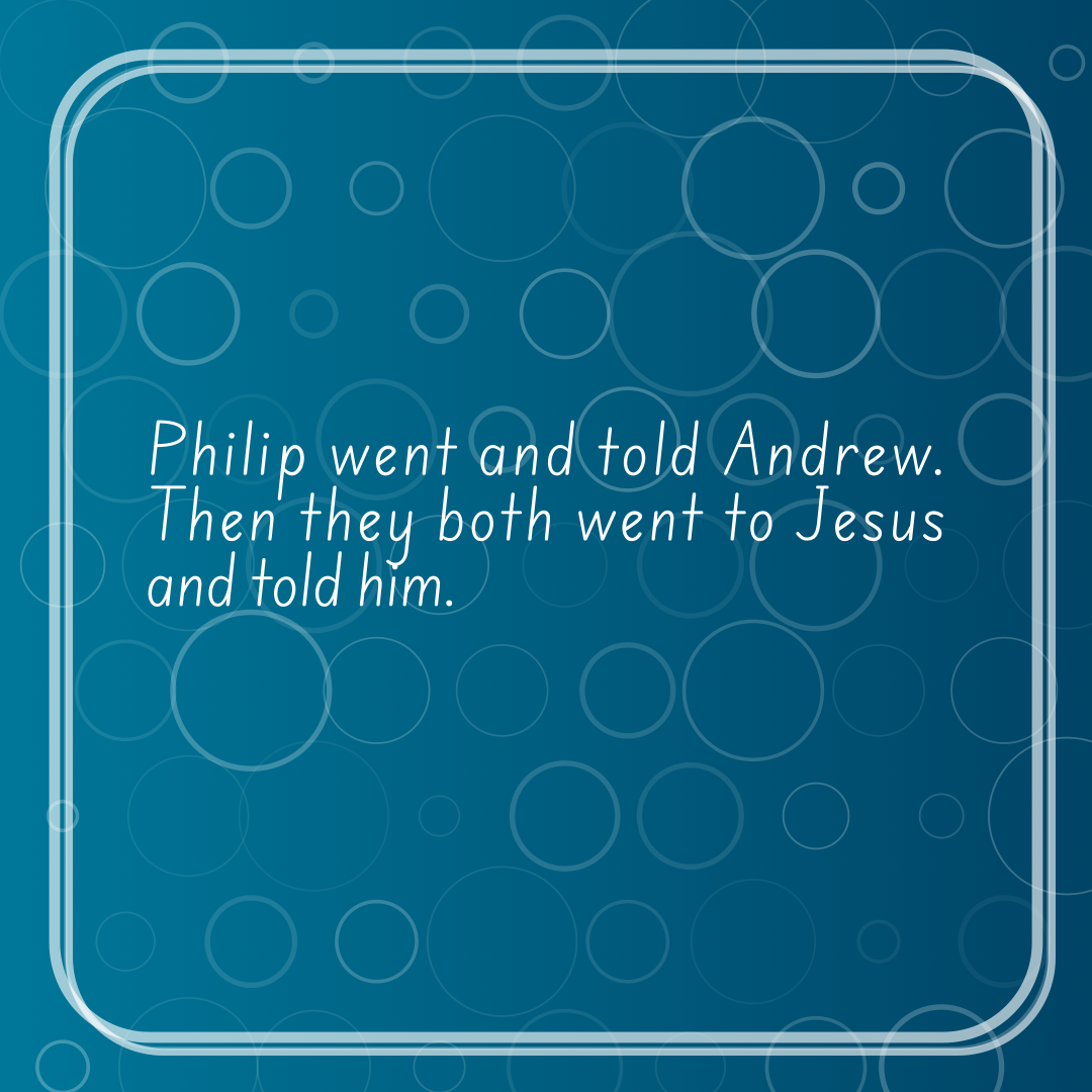Verse of the Day Image for 2026-10-26. Scripture reference John 12: 22
